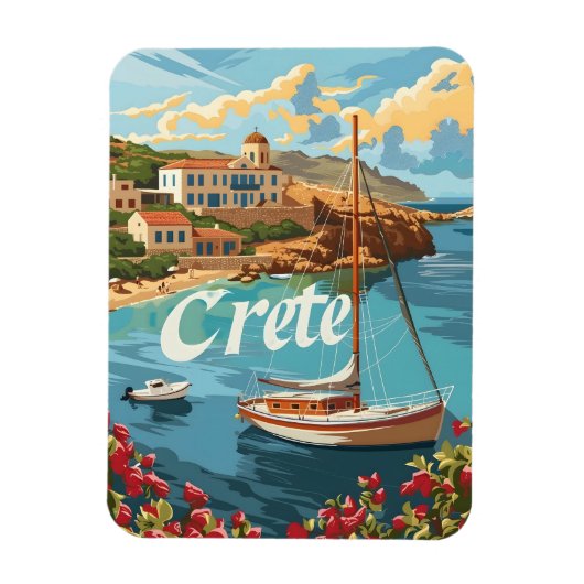 Kreta Vintage Magneet (Verticaal)