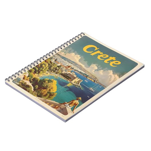 Kreta Vintage Notitieboek (Linkerzijde)