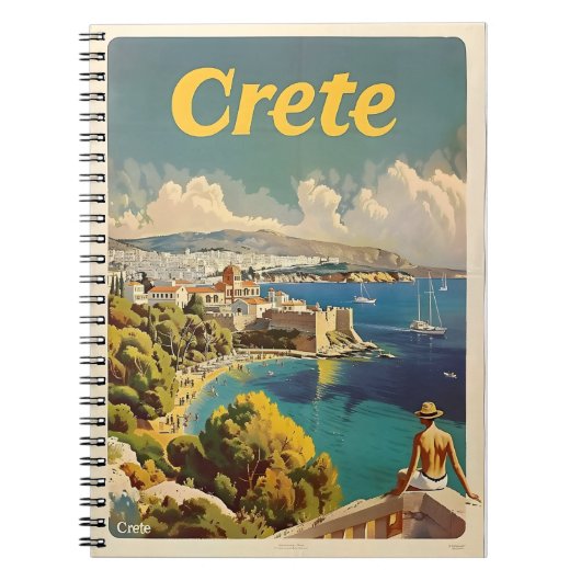 Kreta Vintage Notitieboek (Voorkant)