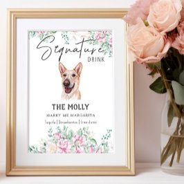 Kretenzische Hond Signature Drink Teken Poster