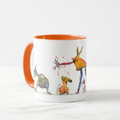 Kreturen in de mok Kraks... (Voorkant links)