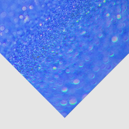 Kreukblauw Glitter Design Tissue Paper Tissuepapier (Detail)