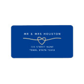 Kreukblauw logo etiket (Voorkant)