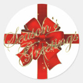 Kreukboei Seizoenskruipers Ronde Sticker (Voorkant)