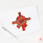 Kreukboei Seizoenskruipers Ronde Sticker (Envelop)