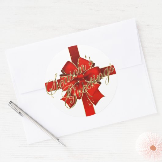 Kreukboei Seizoenskruipers Ronde Sticker (Envelop)