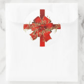 Kreukboei Seizoenskruipers Ronde Sticker (Tas)