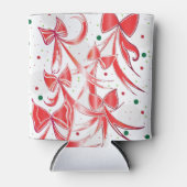 Kreukbonnetpatroon voor kerstsnoepjes blikjeskoeler (Voorkant)