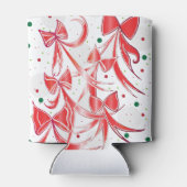 Kreukbonnetpatroon voor kerstsnoepjes blikjeskoeler (Achterkant)