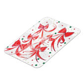 Kreukbonnetpatroon voor kerstsnoepjes magneet (Linkerzijde)