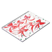 Kreukbonnetpatroon voor kerstsnoepjes notitieboek (Linkerzijde)