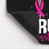 Kreukborst Borstkanker Bewustmakersrol Roze lint Muismat (Hoek)