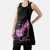 Kreukborst Borstkanker Bewustmakersrol Roze lint Schort (Insitu)