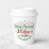 Kreukbrood kerstbakkerij papieren bekers (Voorkant)