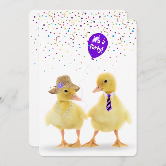 Kreukcoupon met partijballon kaart (Voorkant / Achterkant)