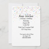 Kreukcoupon met partijballon kaart (Achterkant)