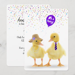 Kreukcoupon met partijballon kaart