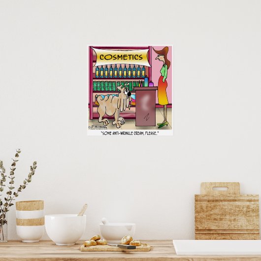 Kreukdog olie poster (Keuken)