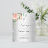 Kreukdoornige zilversparrenuitnodiging (Staand voorkant)