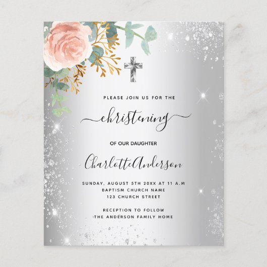 Kreukdoornige zilversparrenuitnodiging (Voorkant)