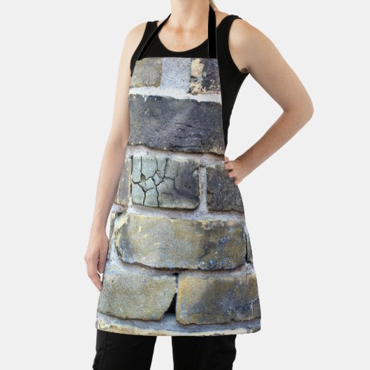 Kreuken en grijze wand schort (Insitu)
