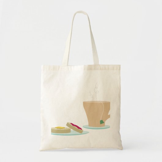 Kreuken en thee tote bag (Voorkant)