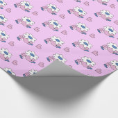 Kreuken met melkbloem cadeaupapier (Hoek)