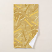 Kreuken, moeren en bouten bad handdoek (Handdoek)