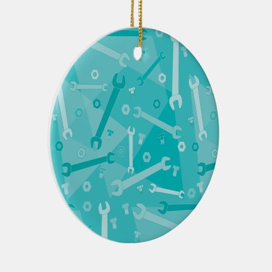 Kreuken, moeren en bouten keramisch ornament (Rechts)