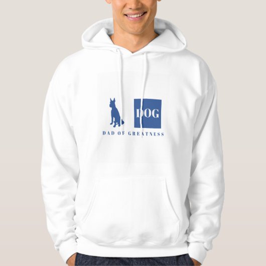 Kreukgekleed overhemd - Pap van Greatness Hoodie (Voorkant)