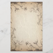 Kreukgekreukelde Antiek banketbakkerij Briefpapier (Voorkant)