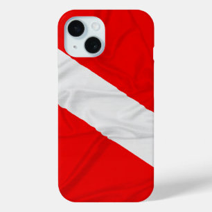 Kreukgekreukelde duikvlag iPhone 15 case