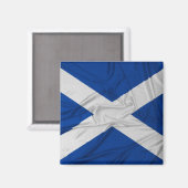 Kreukgerichte vlag van Schotland Magneet (Voorkant / Achterkant)