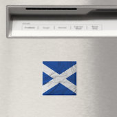 Kreukgerichte vlag van Schotland Magneet (Insitu (Vaatwasser))