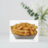 Kreukgesneden friet briefkaart (Staand voorkant)