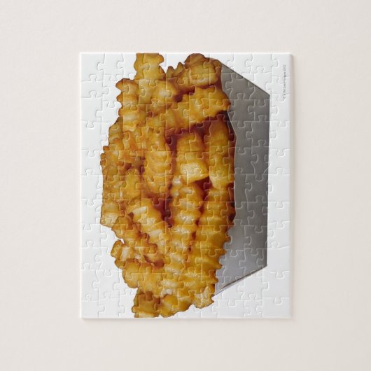 Kreukgesneden friet legpuzzel (Verticaal)