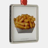 Kreukgesneden friet metalen ornament (Rechts)