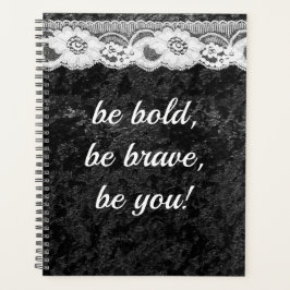 Kreukgewalst loopgraaf Glam Jewelry Planner BW