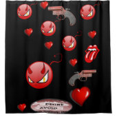 Kreukgordijn Douchegordijn (Voorkant)