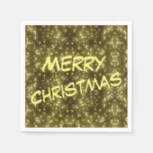 Kreukgulden kerstpapier servet (Voorkant)