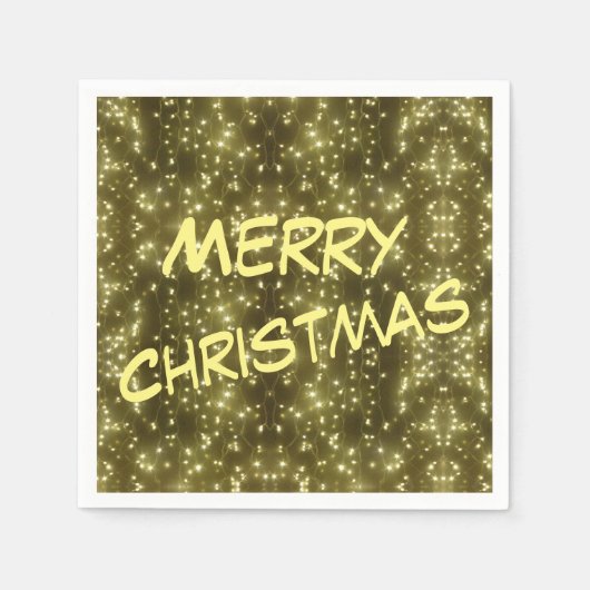 Kreukgulden kerstpapier servet (Voorkant)