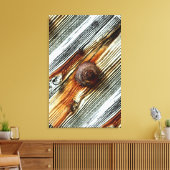 kreukhout met drijfhout canvas afdruk (Insitu (Woonkamer))