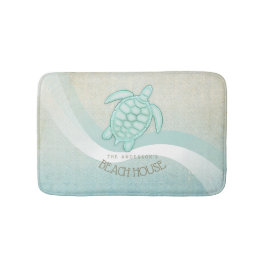 Kreukhuis Nautical Turtle Aqua Blue ID623 Badmat