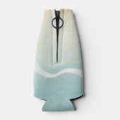 Kreukhuis Nautical Turtle Aqua Blue ID623 Flesjeskoeler (Achterkant)