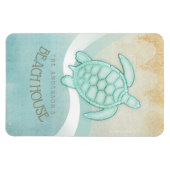 Kreukhuis Nautical Turtle Aqua Blue ID623 Magneet (Horizontaal)