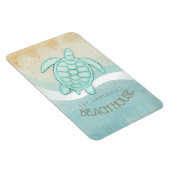 Kreukhuis Nautical Turtle Aqua Blue ID623 Magneet (Rechterzijde)