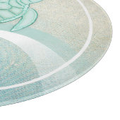 Kreukhuis Nautical Turtle Aqua Blue ID623 Snijplank (Hoek)