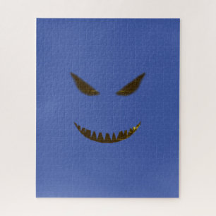Kreukloos, moeilijk, uitdagend blauw legpuzzel