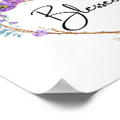 Kreukloos Poster met kop (Hoek)