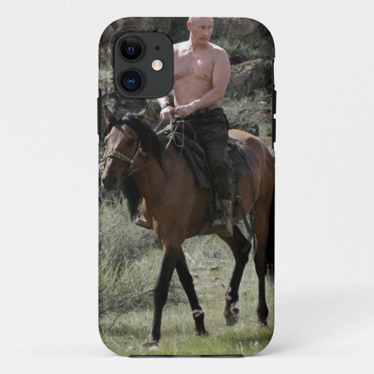 Kreukloze Poetin haalt een paard uit Case-Mate iPhone Case (Achterkant)